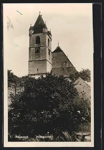 AK Eisenstadt, vor der Pfarrkirche