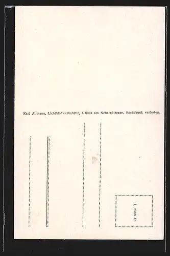 AK Rust am Neusiedlersee, Blick auf die Kirche im Ort