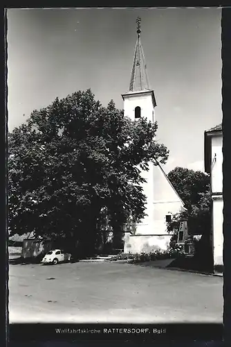 AK Rattersdorf im Burgenland, die Wallfahrtskirche