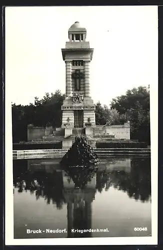 AK Bruck-Neudorf, das Kriegerdenkmal