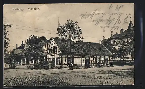 AK Duisburg, Gasthaus zum Monning