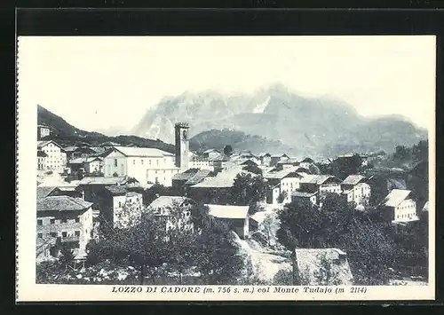 AK Lozzo di Cadore, Panorama col Monte Trudajo