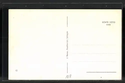 AK Schagen, Ned. Herv. Kerk, Markt, Stille Laan