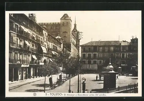 AK Toledo, El Alcázar y Zocodover antes del asedio