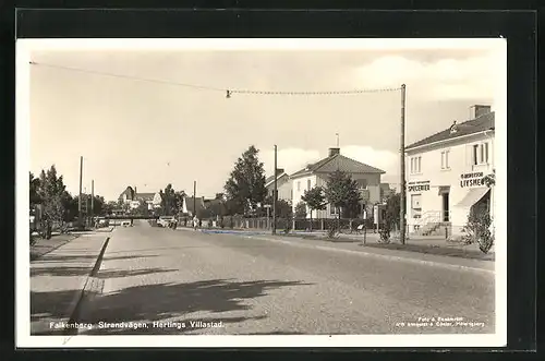 AK Falkenberg, Strandvägen, Hertings Villastad