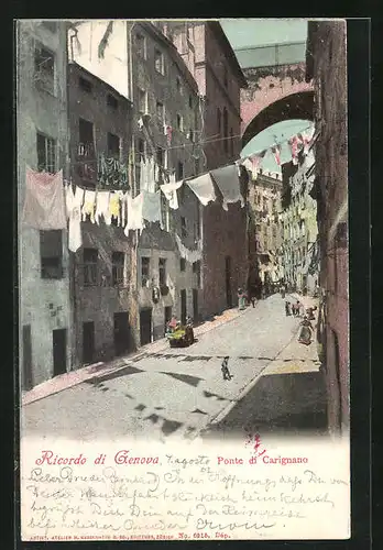 AK Genova, Ponte di Carignano, Strassenpartie