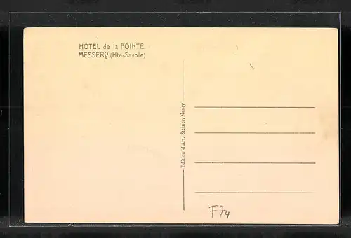 AK Messery, Hotel de la Pointe