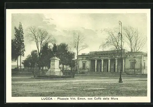 AK Lucca, Piazzale Vittoria Emanuele con Caffè delle Mura