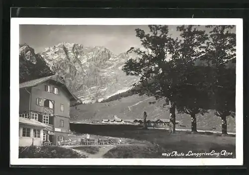 AK Hinterriss, Max Kofler`s Alpengasthaus in der Eng-Alm