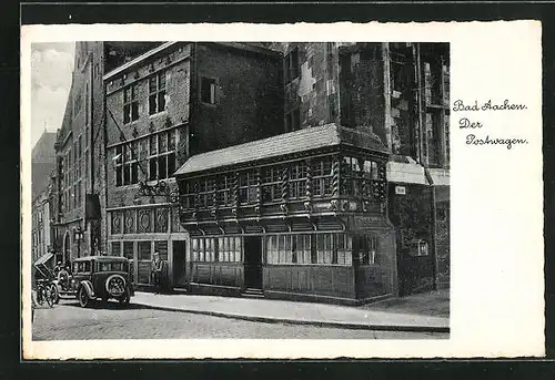 AK Aachen, Gasthaus Postwagen