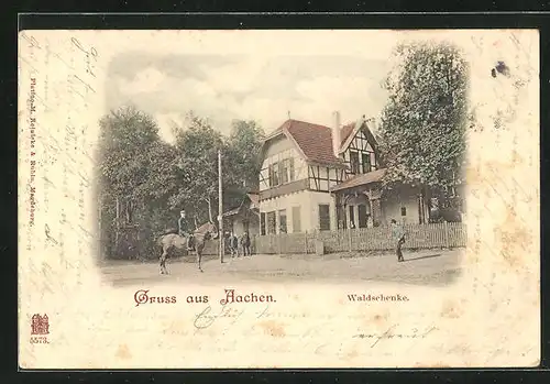 AK Aachen, Gasthaus Waldschenke