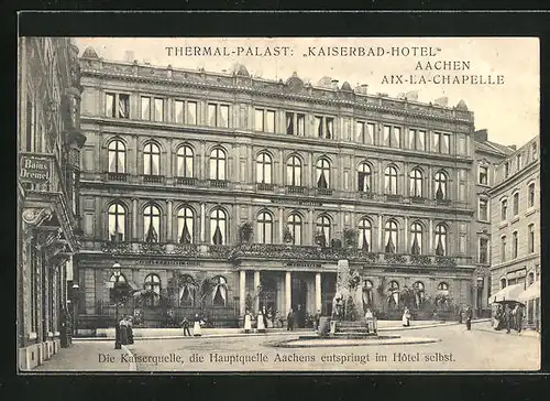 AK Aachen, Thermal-Palast Kaiserbad-Hotel