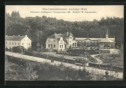 AK Aachen, Restaurant Neu-Linzenshäuschen im Aachener Wald