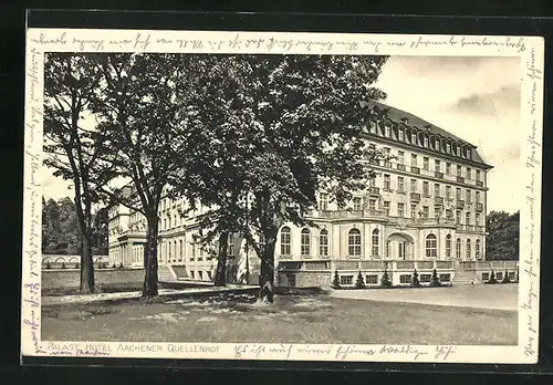 AK Aachen, Palast-Hotel Aachener Quellenhof