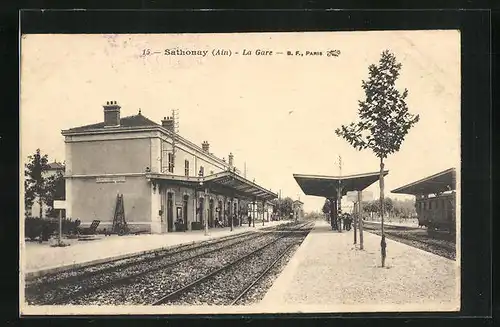 AK Sathonay, La Gare, Bahnhof
