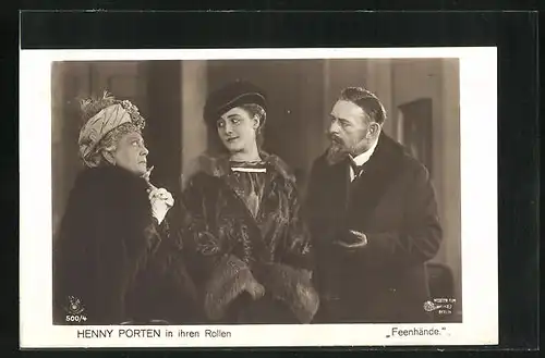 AK Feenhände, Filmszene mit Schauspielerin Henny Porten