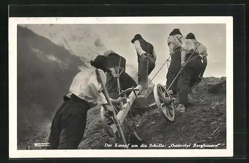 AK Osttiroler Bergbauern, Filmszene Kampf um die Scholle