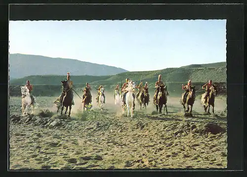 AK Der letzte Mohikaner, Schon stürmen die Irokesen und Rogers Bande die Farm...