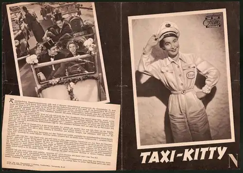 Filmprogramm DNF, Taxi - Kitty, Hannelore Schroth, Carl Raddatz, Regie Kurt Hoffmann