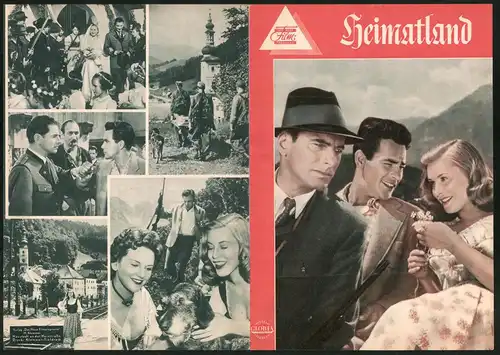Filmprogramm DNF, Heimatland, Rudolf Prack, Helga Sonnleitner, Regie Franz Antel