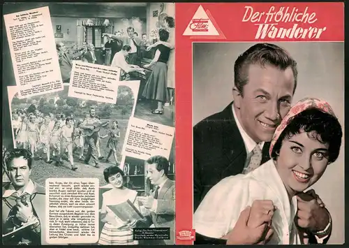 Filmprogramm DNF, Der fröhliche Wanderer, Rudolf Schock, Waltr. Haas, Willy Fritsch, Regie Hans Quest