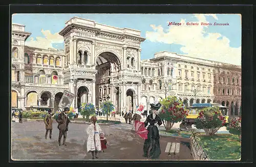 AK Milano, Galleria Vittorio Emanuele