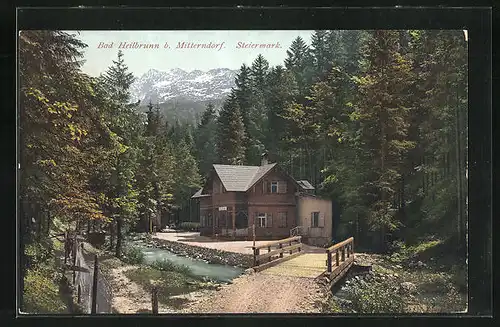 AK Bad Mitterndorf, Kurhaus Bad Heilbrunn im Walde