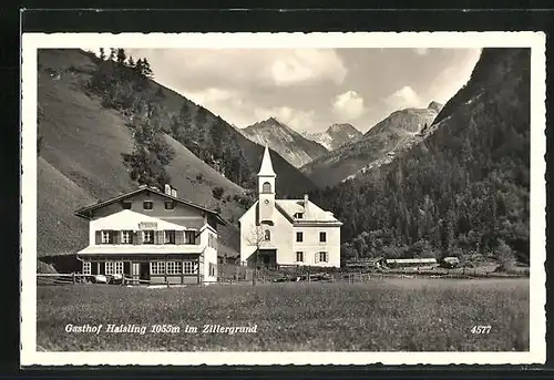 AK Brandberg, Gasthof Haisling im Zillergrund