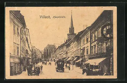 AK Villach, Motiv vom Hauptplatz