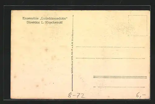 AK Trachtenkapelle Lutschinuschka