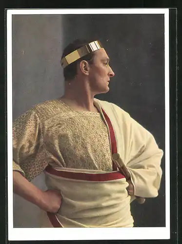 AK Oberammergau, Jubiläums-Passionsspiele 1934, Pilatus, Darsteller: Breitsamter Melchior