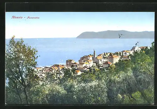 AK Alassio, Panorama, Blick auf die Stadt