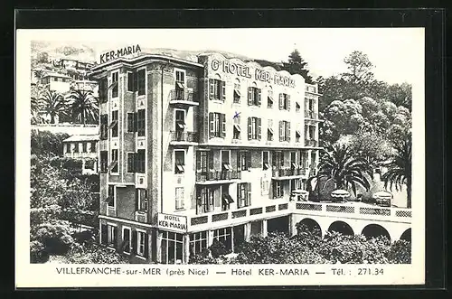 AK Villefranche-sur-Mer, Hotel Ker Maria