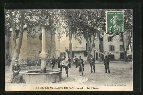 AK Le Villars-du-Var, La Place