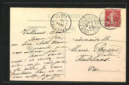 AK Vallauris, Vue générale