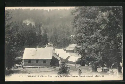 AK Turini, Campement inferieur