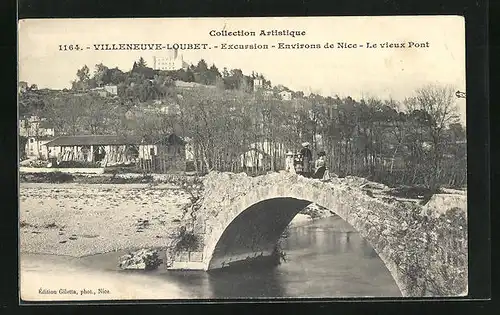 AK Villeneuve-Loubet, Le vieux Pont