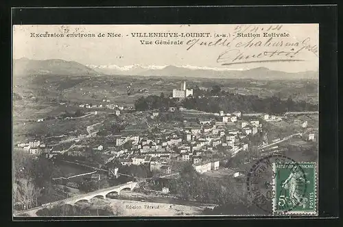 AK Villeneuve-Loubet, Vue Générale