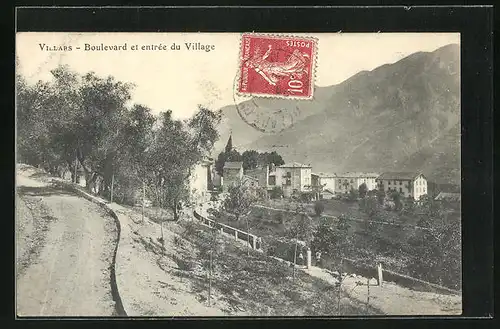 AK Villars, Boulevard et entrée du Village
