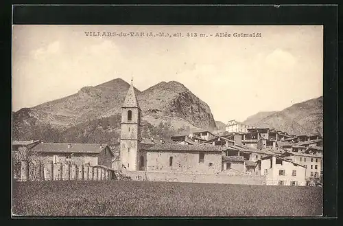 AK Villars-du-Var, Allée Grimaldi