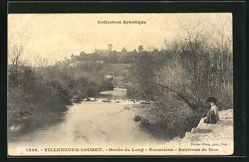 AK Villeneuve-Loubet, Bords du Loup