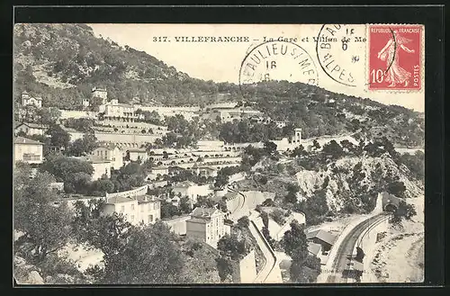 AK Villefranche-Sur-Mer, Le Gare et Villas