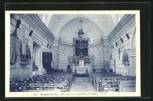 AK Toudon, Interieur de l`Eglise