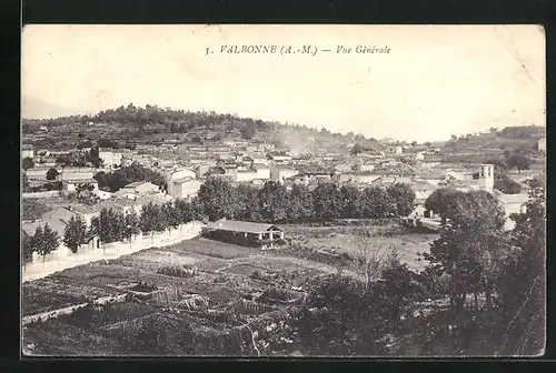 AK Valbonne, Vue Générale, Totalansicht