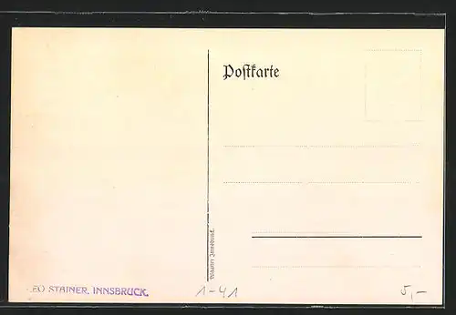 AK Paul R. Greussling, Portrait mit Vers