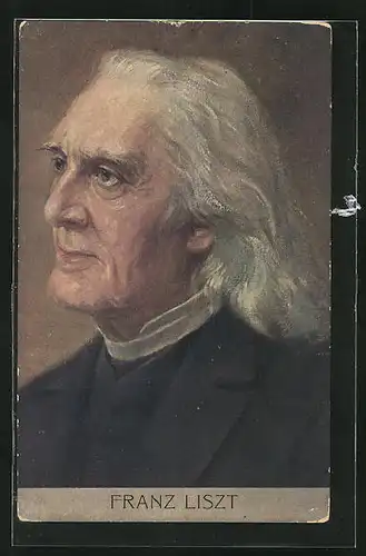 AK Portrait von Franz Liszt, Komponist