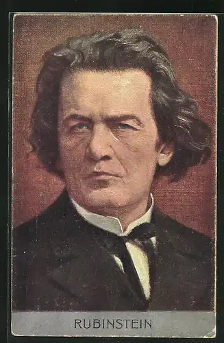 AK Portrait von Anton Rubinstein, Komponist