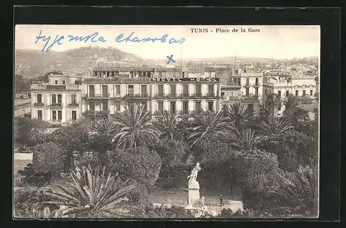 AK Tunis, Place de la Gare
