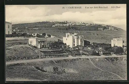 AK Carthage, Vue sur Sidi Bou Said