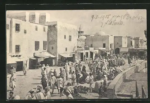 AK Bizerte, La Place du Marché